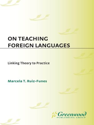 cover image of On Teaching Foreign Languages